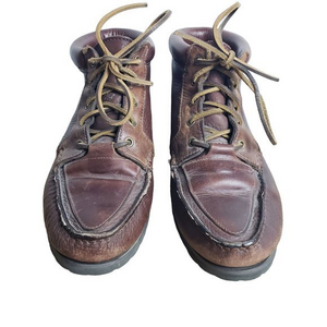 VTG Y2K Timberland‎ Womens Size 9.5 Brown Waterproof Made in USA Ankle Boots